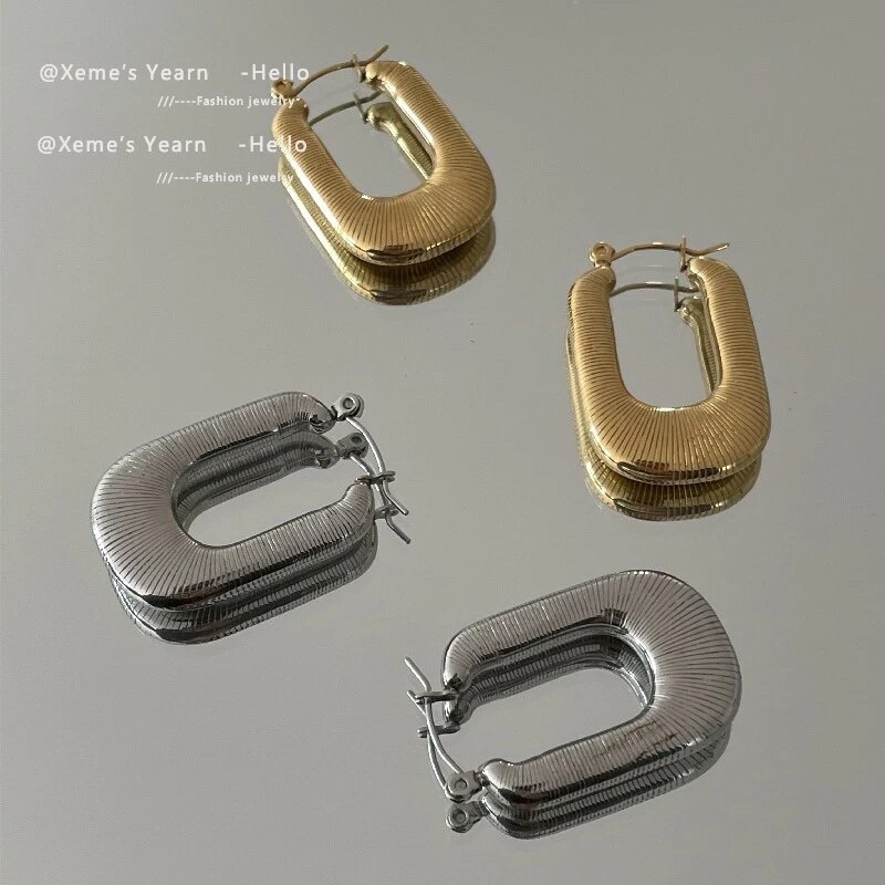 Statement Silver Earrings